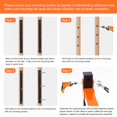 thumbnail image 3 of Organizador de madera para montaje en pared Ultrawall, estante metálico de 3 niveles, paquete de 4, 3 of 7