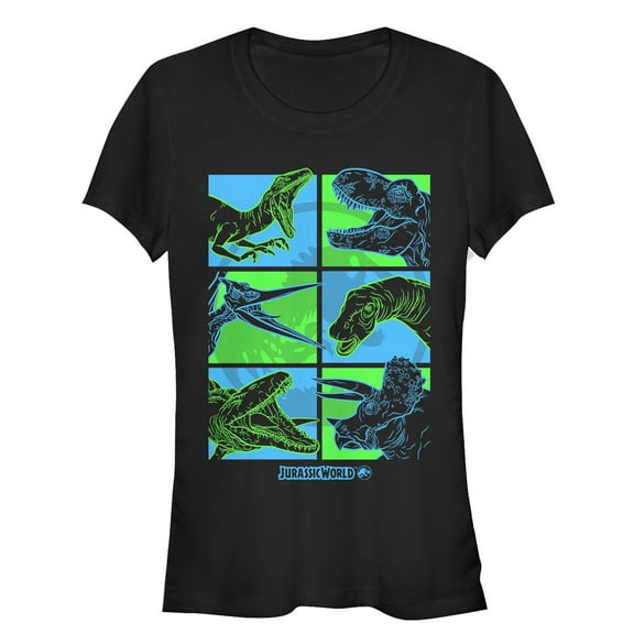 Junior's Jurassic World: Fallen Kingdom Dino Bingo  Graphic Tee Black Large