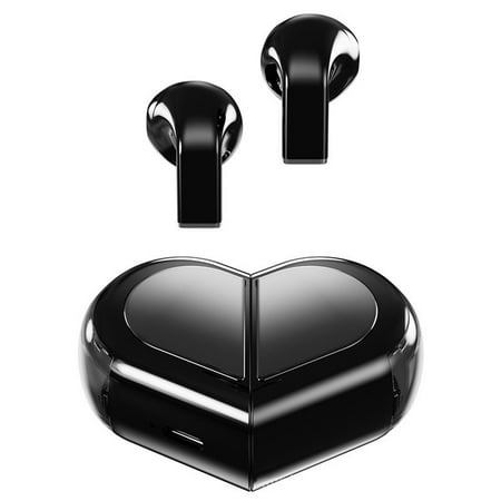 

New K520 Heart Shaped Couple Headphones Modular Design Rotatable Combination Small And Cute Stereo Sound Low Power Consumption Long Battery Life
