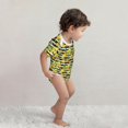 thumbnail image 4 of Daiia Orange and Lemon Printed Unisex-Baby Short Sleeve Onesies Bodysuits Baby Climbing Clothes Soft and Comfortable Romper with Expandable Shoulder Design-6 Months, 4 of 8