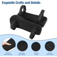 thumbnail image 4 of Cojín ergonómico de reposabrazos de espuma de algodón, cojín universal para silla, oficina, silla de ruedas, cojín de codo ajustable para aliviar el dolor de brazo, negro, 4 of 5