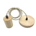 thumbnail image 2 of Fzaqwen Pendant Light Cord E27 Socket Retro Style for Cafe Hotel (Bulb Not Included) Round, 2 of 9