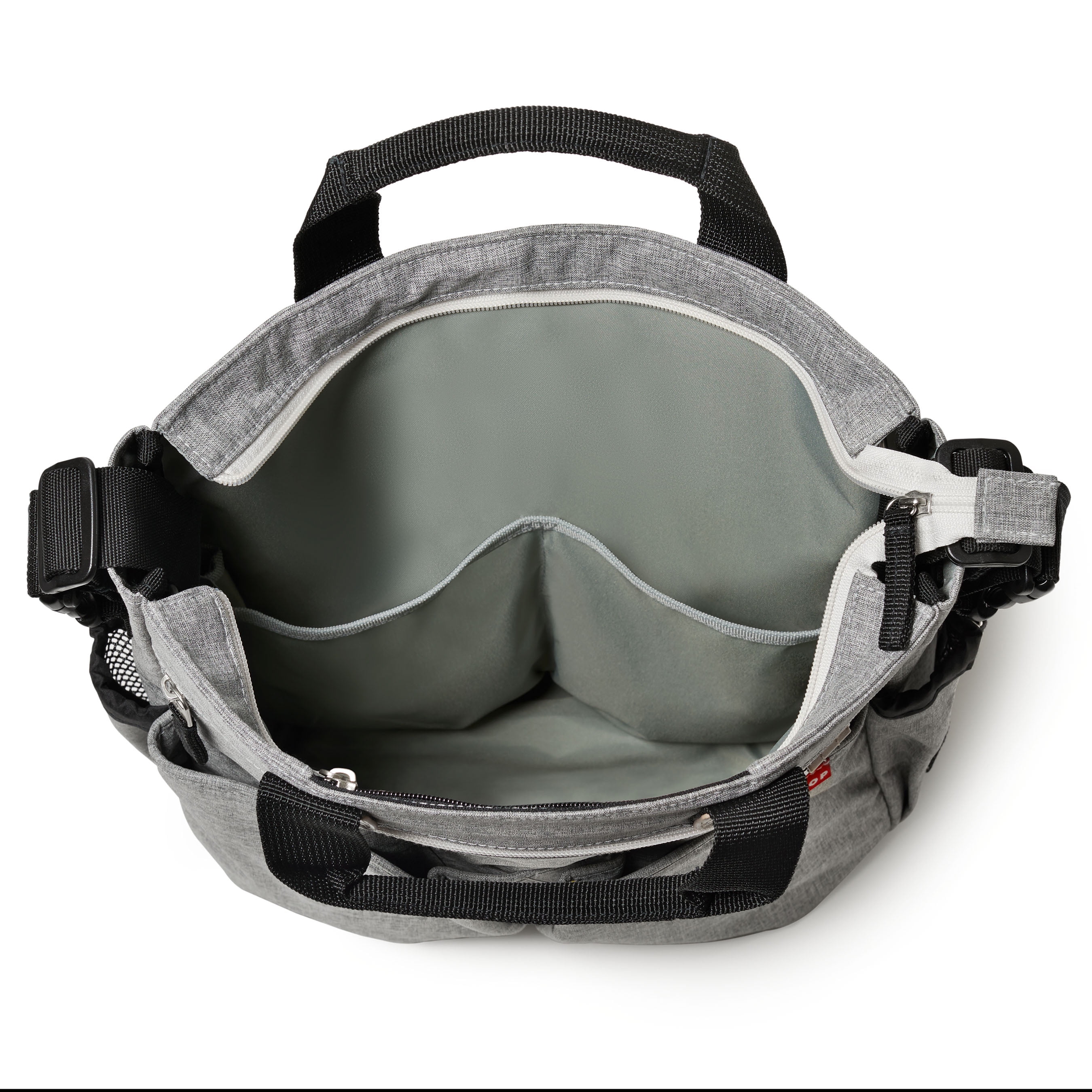 skip hop duo backpack grey melange