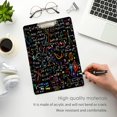 thumbnail image 5 of FMSHPON Mathematics Education Math Clipboard Hardboard Wood Nursing Clip Board and Pull for Standard A4 Letter 13x9 inches, 5 of 8