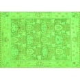 thumbnail image 1 of Ahgly Company Indoor Rectangle Abstract Green Modern Area Rugs, 4' x 6', 1 of 4