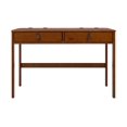 thumbnail image 5 of Memomad Bali Modern Home Office Desk with Drawers and Smart Storage for All Ages (47in Width, Caramel Brown Wood), 5 of 7