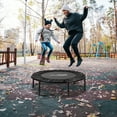 thumbnail image 6 of HolaHatha 40 Inch Foldable Mini Trampoline with Adjustable Handle, Black, 6 of 11