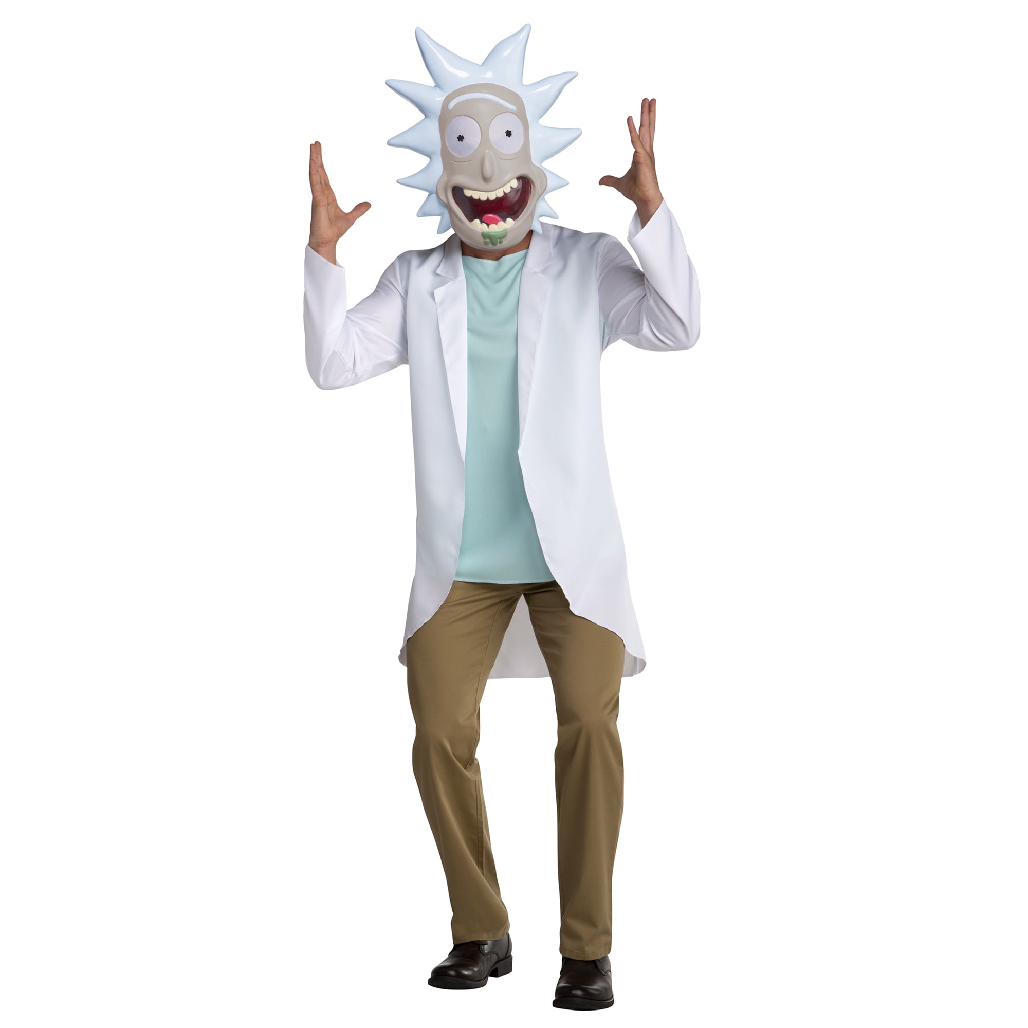 Men Rick & Morty Rick Small/Medium Halloween Dress Up / Role Play Costu...