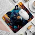 thumbnail image 2 of Wolf Printed Square Desk Pad, 8.3x9.8 Inch Non-Slip Rubber Bottom Gaming Mousepad, Desk Mat for Office and Gaming, 2 of 6