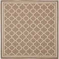 thumbnail image 1 of Safavieh Courtyard Brown Indoor Outdoor Rug - Square 7'10", 1 of 5