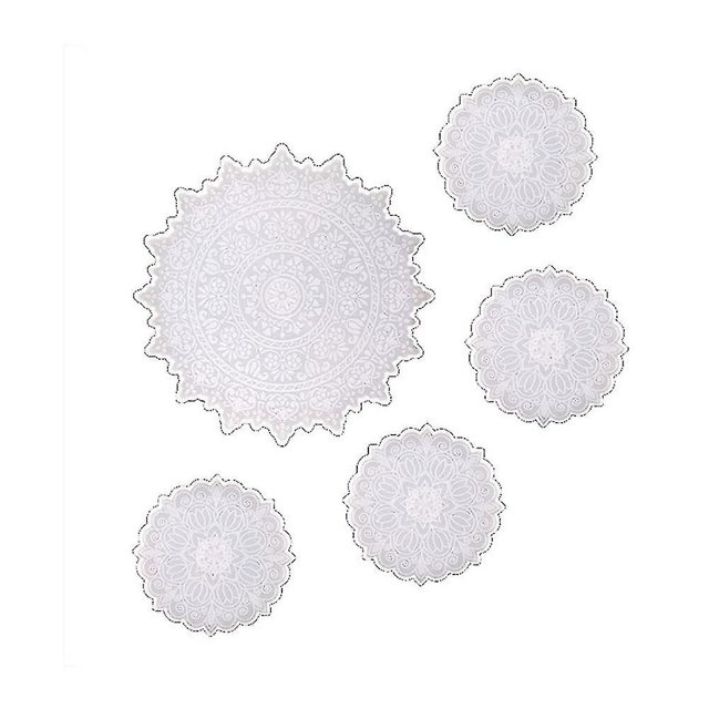 Juego de moldes para posavasos de resina epoxi, juego de moldes para posavasos de resina brillante