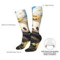 thumbnail image 4 of Rocae Clear Sky Cute Sunflower Panda for Novelty Casual compression Socks For Women Men Contrast Color Stockings, 4 of 6