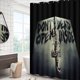 thumbnail image 5 of Revestimiento De Cortina De Ducha Con 12 Ganchos Mampara De Ducha Impermeable Diseño Grueso Accesorios De Baño Alta Fácil De Instalar Para Baño Baño Scienceny HA027013-04, 5 of 6