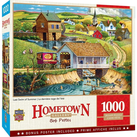 MasterPieces 1000 Piece Jigsaw Puzzle - Last Swim of Summer - 19.25"x26.75"
