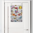thumbnail image 2 of Nautical Hanging Pocket Organizer, Marine Themed Cartoon with Happy Underwater Life Aquatic Animals Corals, Printed Polyester Storage Bag with Pockets, 14" x 20", Multicolor, 2 of 2