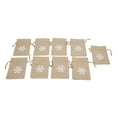 thumbnail image 4 of Small Drawstring Bags,9Pcs Linen Gift Bag Linen Gift Bag Drawstring Gift Bags Modern Innovation, 4 of 5
