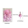 thumbnail image 6 of Avdolw Set of 12 Octagonal Star Ball Pendant Ornaments for Christmas Tree Decorations - Christmas Decor Set(Pink), 6 of 6
