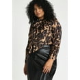 thumbnail image 6 of ELOQUII Women's Plus Size Exaggerated Tie Neck Blouse, 6 of 6