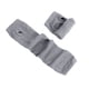 thumbnail image 1 of Zhuge Guantes largos sin dedos a rayas para mujer, calentadores de brazos tejidos de invierno para punk rock, cosplay, gótico y fiesta de Navidad, color gris, 1 of 4