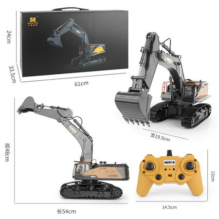 1 14 1592 Rc Alloy Excavator 22ch Large Rc Truck Simulation Excavator Remote Control Car Toy Boy Special Toy Gift Specifications Default Walmart Canada