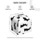 thumbnail image 4 of Balery Black Rabbit Porta Pañuelos de Cuero con Estampado – Funda Moderna Cuadrada para Caja de Pañuelos, Dispensador 5x5x5'', 4 of 7