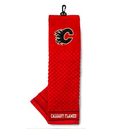 UPC 637556133106 product image for Team Golf NHL Calgary Flames Embroidered Golf Towel | upcitemdb.com