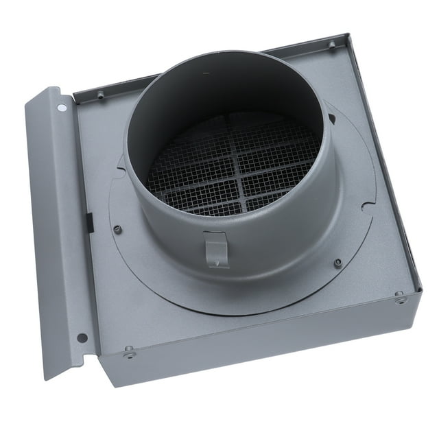 Hotte d'Échappement, Ventilateur de Ventilation Résistant à la Corrosion et à la Rouille Carré Unique Imperméable pour Sortie d'Air de Hotte de Cuisinière pour Ventilation Intérieure et Extérieure Diamètre de Tuyau 100mm