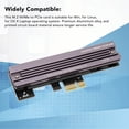 thumbnail image 3 of M.2 NVMe SSD To PCIe Adapter, NVMe SSD To PCIe Card X1 X4 X8 X16  For Expansion, 3 of 8