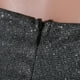 thumbnail image 3 of Pantalones acampanados de cintura alta con lentejuelas brillantes para mujer - Pantalones elásticos informales para casa, cómodo tejido de poliéster, 3 of 8