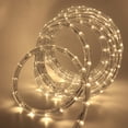 thumbnail image 3 of Tira de neón de 220 V para exteriores, resistente al agua, para jardín, iluminación de 360 grados, lámpara de tubo de cuerda LED, luces de hadas multicolores, 3 of 5