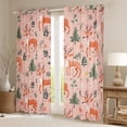 thumbnail image 2 of Castle Fairy Cute Deer Blackout Curtains Set of 2 (52x84 Each),Snowflakes Window Curtains, 2 of 6