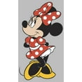 thumbnail image 2 of Women's Mickey & Friends Smiling Minnie Mouse Portrait  Graphic Tee Athletic Heather Large, 2 of 4