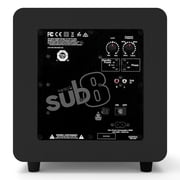 Kanto SUB8 8-inch Sealed Powered Subwoofer (Matte Black)