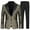Gold*, variant on RUTAYY Men's Outfits Sequins Tuxedo Party Dance Wedding One Button Long Sleeve Jacket and Pants Trendy Classic Sets