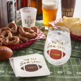 thumbnail image 2 of Slant Collections Thanksgiving Beverage/Cocktail Paper Napkins, 20-Count, Tis The Season Football, 2 of 3
