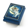 Enchanting Blue Ercolano Painted Music Box Titled "Moonbeam" by Brenda Burke - Under the Sea (The Little Mermaid)
