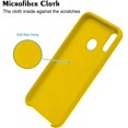 thumbnail image 4 of IBAOLE Huawei P20 Lite Case [with Free Tempered Screen Protector], Liquid Silicone Gel Rubber Soft Touch Cover Full Protective Case IBAOLE P20 Lite (Light Blue)Yellow, 4 of 5