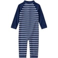 thumbnail image 2 of weVSwe Toddler Boy Swimsuit 0-3Years -UPF 50+ Rash Guard Baby Swimsuit with Crotch Zipper kids swimsuits, 2 of 7