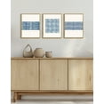 thumbnail image 5 of SHENIFY Abstract Boho Wall Art Blue White Grunge Geometric Wall Decor Minimalist Bohemian Prints for Living Room 11x14in3pcs Neutral Framed, 5 of 7