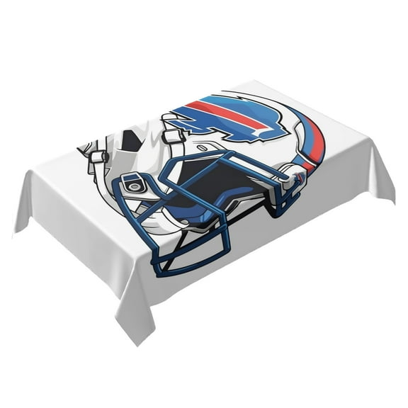 Bills Themed Square Tablecloth 54 * 72 Inches Durable Stylish