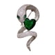 thumbnail image 3 of Broche de serpiente, joyería, elegante, romántico, de moda, accesorios de vestuario, pin de solapa Plata, 3 of 9