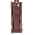 thumbnail image 3 of Pre-Owned HERMES Half Leather Foule Tote PM Bag, Canvas Handbag, Men's/Women's, Wine... (Fair), 3 of 15