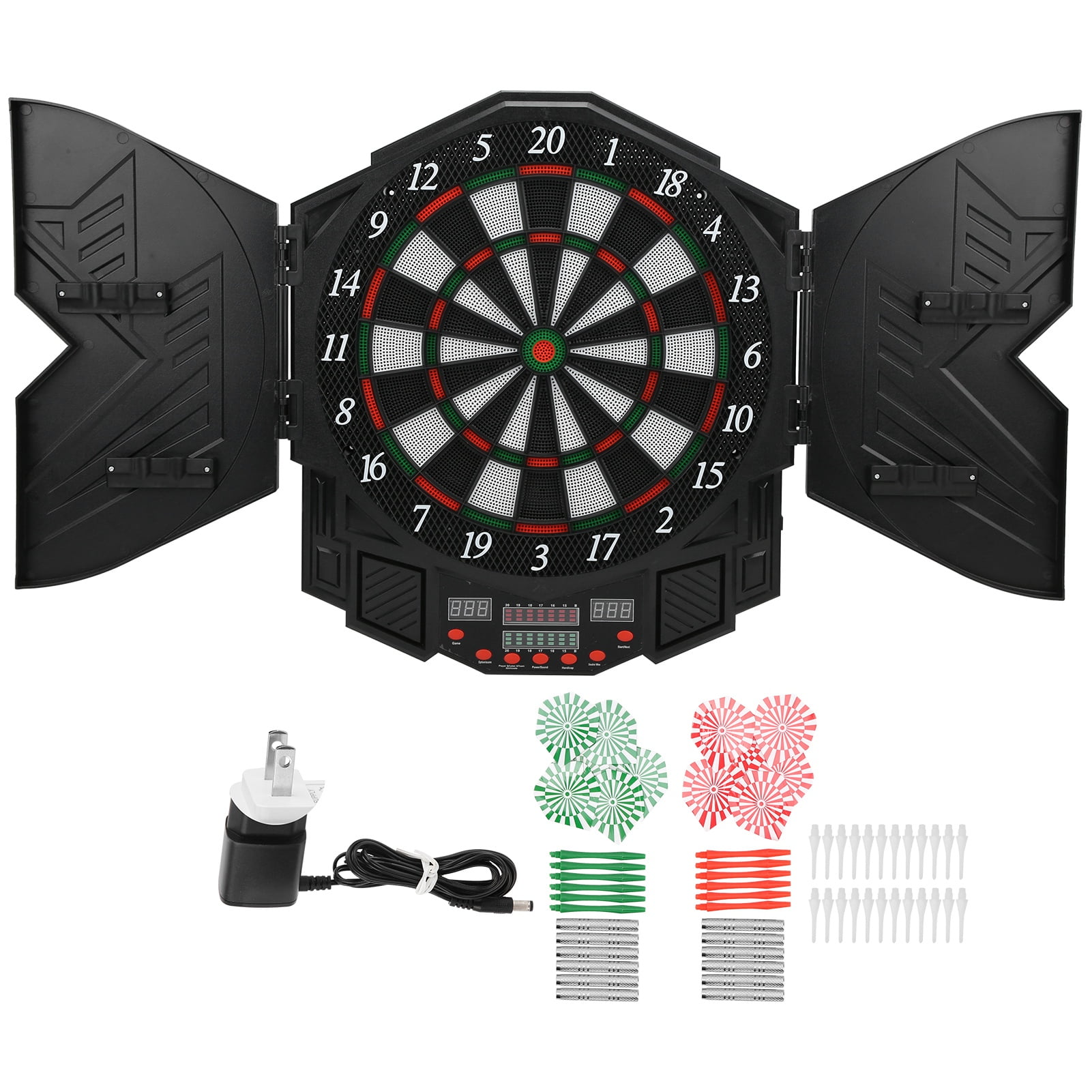 FLAMEEN Electronic Dartboard with Tips,4 LED Display Dartboard