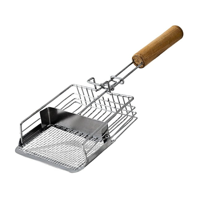 Pala para arena de gatos Strade Fareast Limited Mango de madera Metal 14 cm x 37 cm