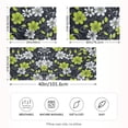 thumbnail image 2 of Yayeee Pillowcase King Size Set of 2 Satin Wrinkle Resistant Pillow Case, White Flower Pattern, 2 of 8