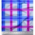 thumbnail image 1 of Soimoi polyester Crepe Fabric Check Check Printed Craft Fabric by the Yard 42 Inch Wide, 1 of 4