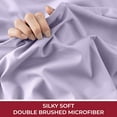 thumbnail image 5 of Mellanni Fitted Sheet with up to 16" Deep Pocket, Soft Microfiber, 1 Piece Twin, Violet, 5 of 7