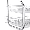 thumbnail image 5 of Htovila Multi-functional 3-Tier Dish Rack Kitchen Supplies Storage Rack Draining Rack with Chopsticks/Knives/Cutting Board Holder Drainboard, 5 of 7