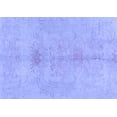 thumbnail image 1 of Ahgly Company Machine Washable Indoor Rectangle Abstract Blue Modern Area Rugs, 5' x 7', 1 of 4