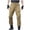 Khaki, variant on Men's Cargo Pants Work Trousers Stretch Fit Sweatpants Jogging Tracksuit Bottoms Drawstring Outdoor Pant Casual Tactical Combat Trouser with Multi Pockets
